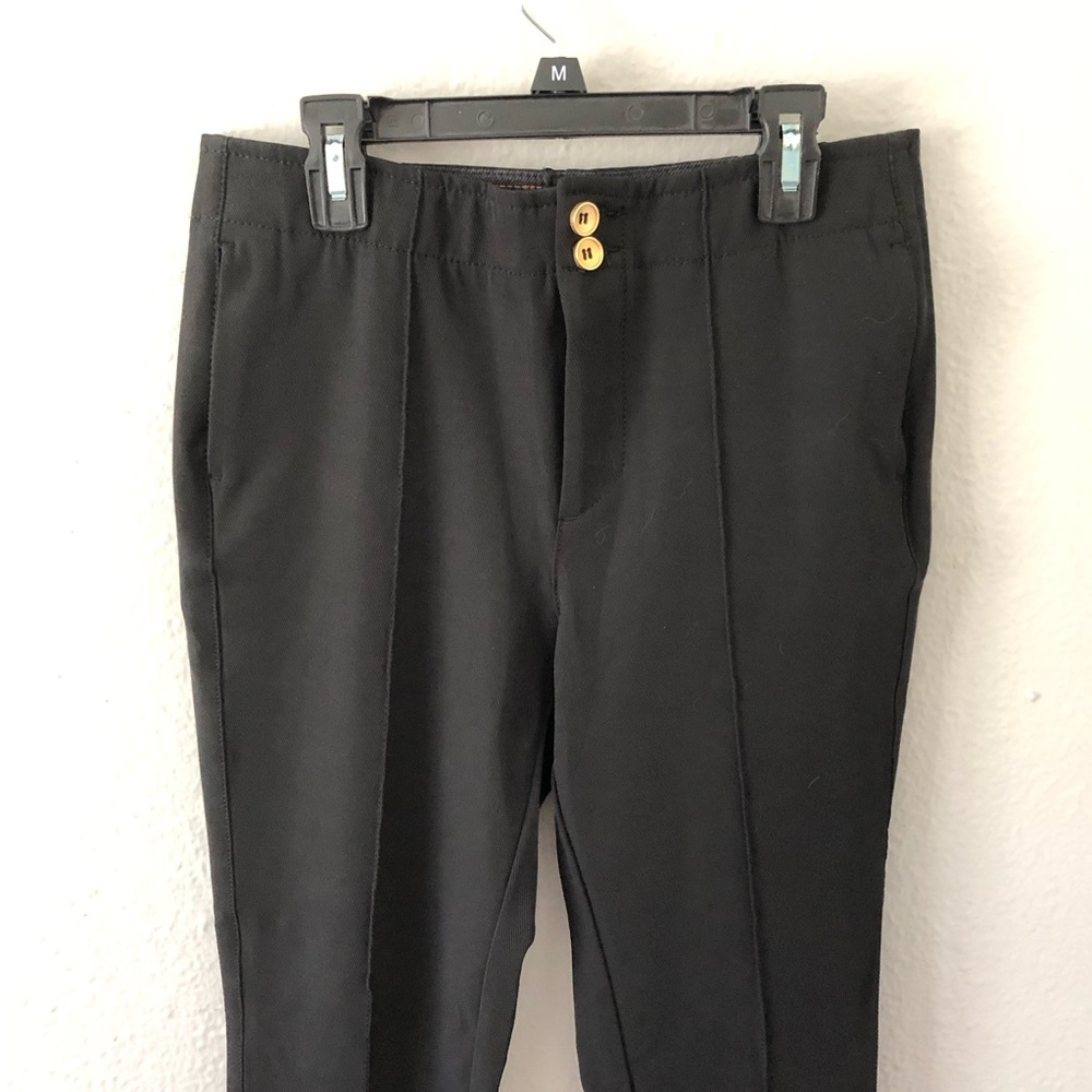 NWT Massimo Dutti Slim Black Work Pants - Picture 2 of 8